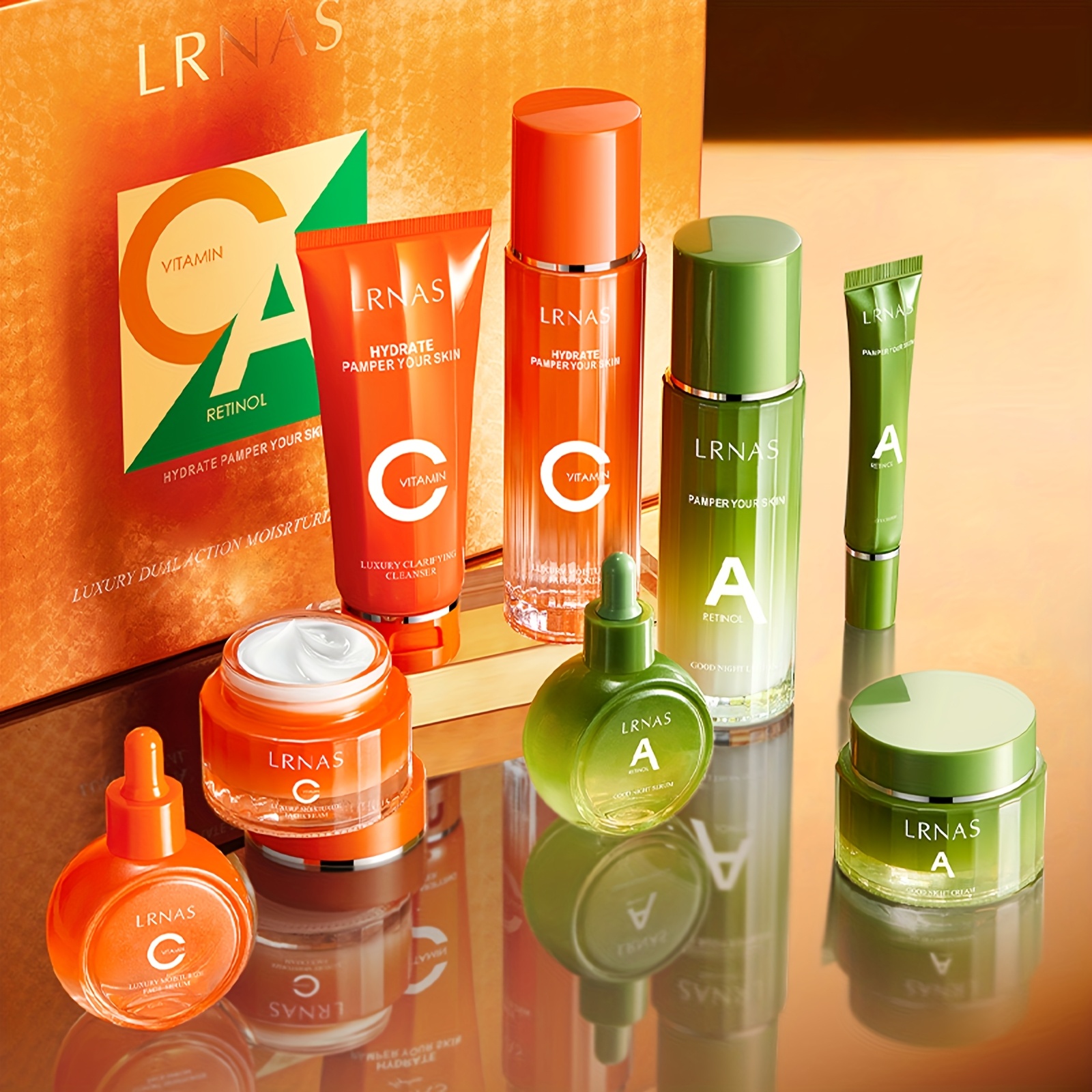skin care kit sold on Temu United States
