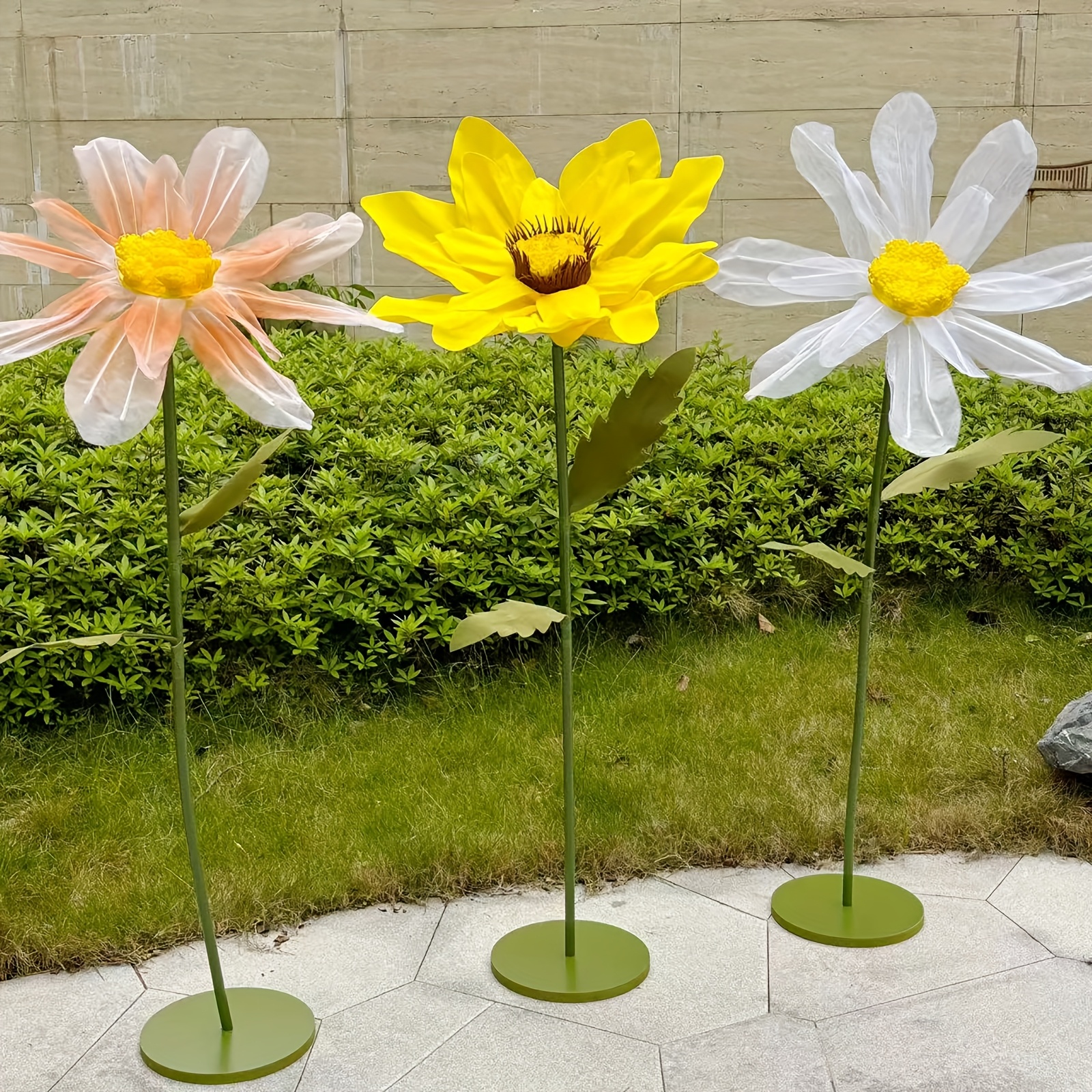 set 1 stück/3 stück riesenblumen hochzeitsdekoration