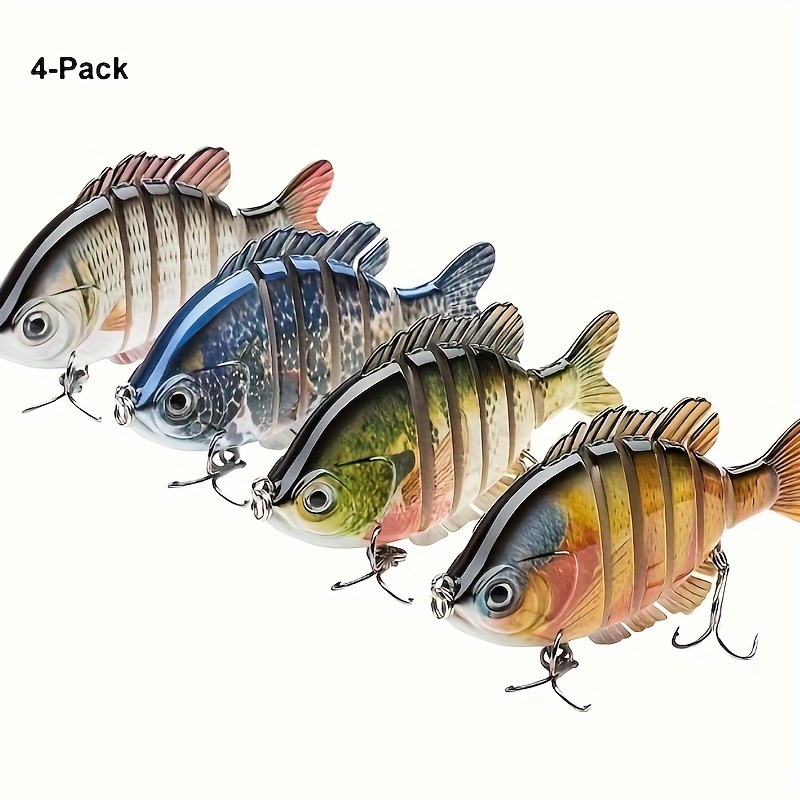 

Bassdash Swimpanfish Multi Jointed Panfish Swimbaits Hard Bass Lures Fishing Lure Saltwater 3.5in/0.85oz