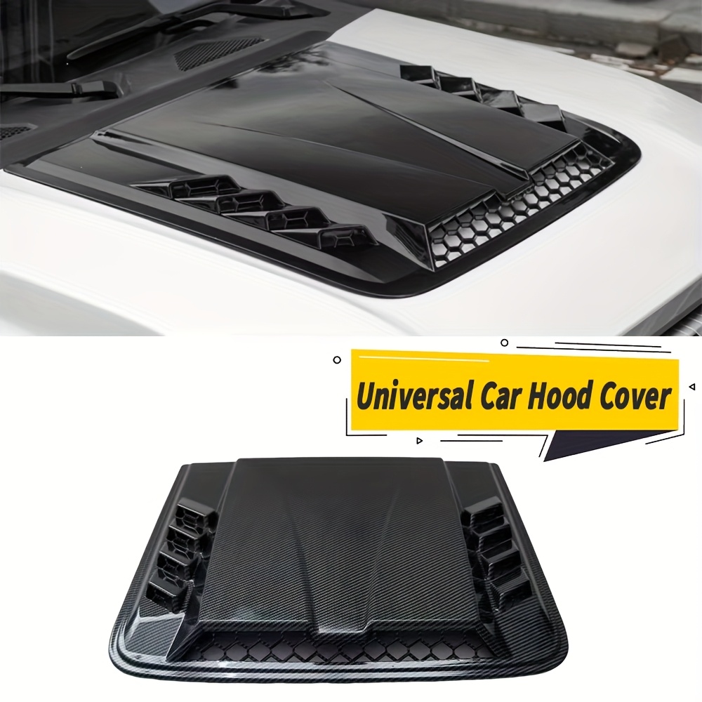 

Universal Car Hood Vents, Abs Polished , Front Placement, Engine Cooling Air Ventilation Cover, Compatible With Most Vehicles