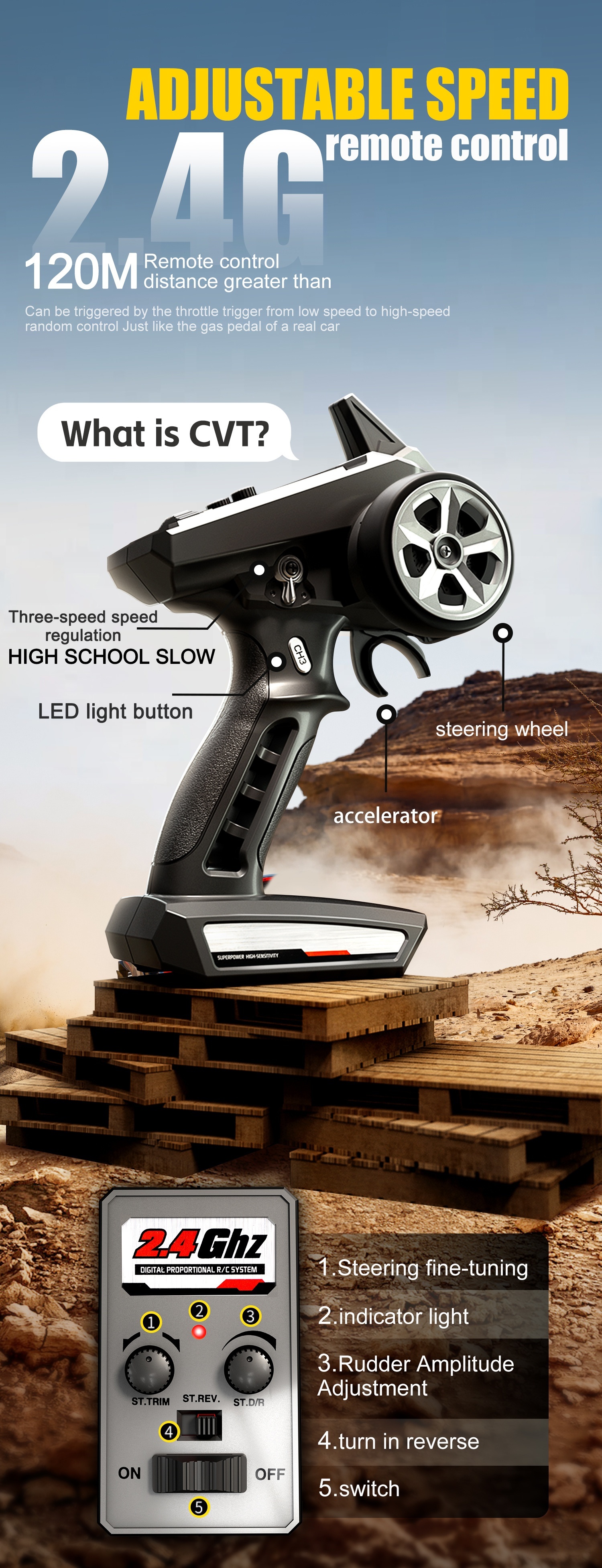 1:16 Scale 70Km/h Super High Speed RC 4WD Off-road Vehicle RC Climbing Car Brushless Motor Youth Over 14 Years Old Children And Adult Racing Toys, Most Ideal Gift