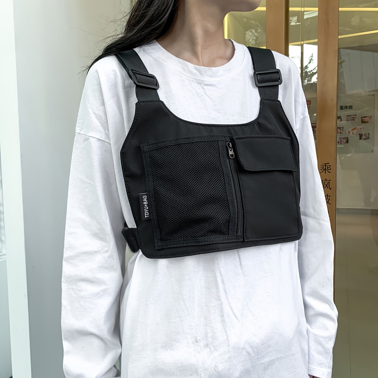 Chest Rig Vest Bag Multifunctional Waterproof Wear resistant - Temu