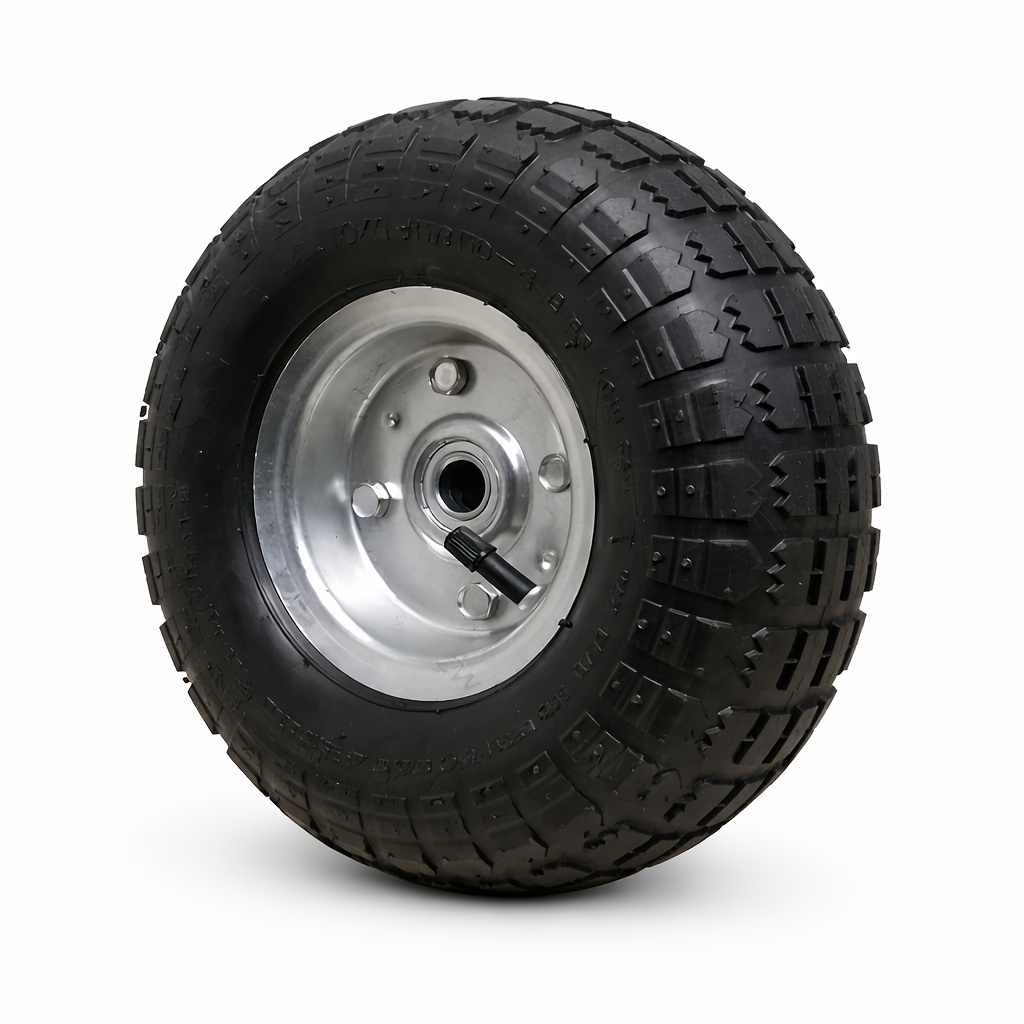 TEMU Heavy Duty Garden Cart Replacement Wheel Pneumatic Wheelbarrow Wheels Replacement Tyres