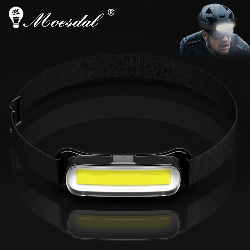 

1pc Usb Rechargeable Led Headlamp For Outdoor Sports & Activities - 3 Modes, Portable Floodlight Torch, Mini Fishing Camping Lantern Headlight