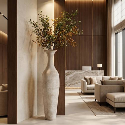 metal tall floor vase 23 2 inches large bohemian vase for pampas grass decorative vase vertical rustic farmhouse large vase ideal for living room indoor fireplace home
