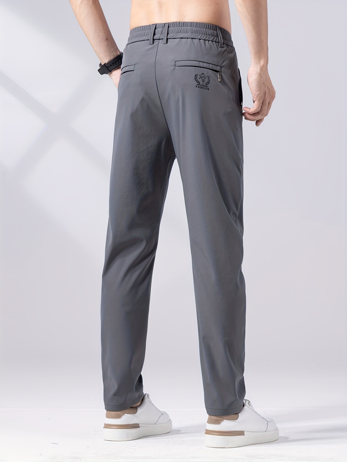 men's summer quick dry pants casual solid color 86.50% - Temu