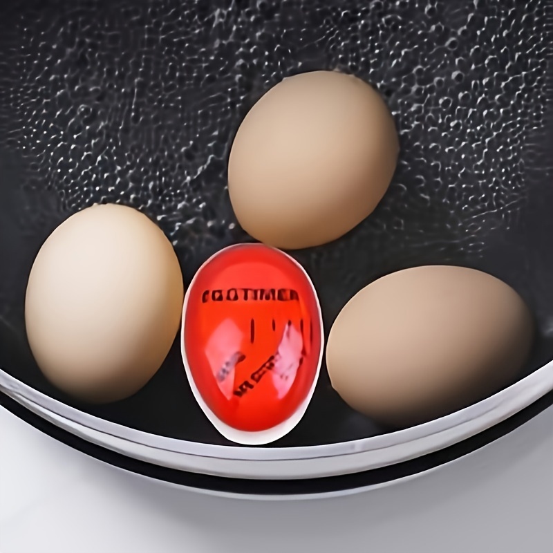 

Color Changing Egg Timer, Heat Sensitive Boiled Egg Timer, Plastic Kitchen Gadget, Non-electric Cooked Egg Perfectness Indicator