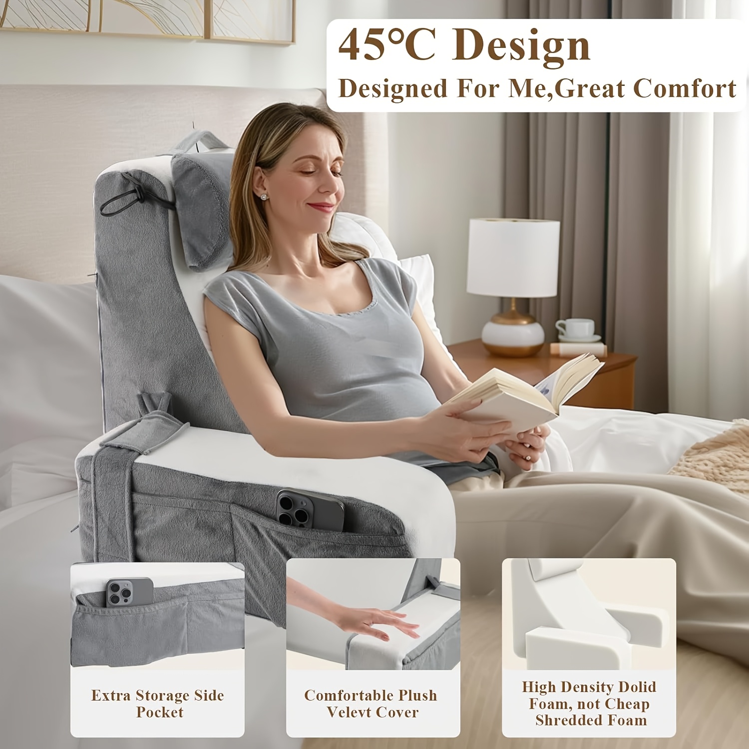 lesekissen erwachsene sitzen bett rückenkissen sitzen bett