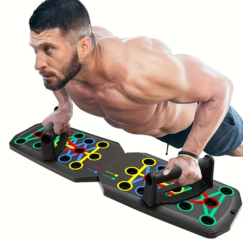 

A Multifunctional Push-up Board Trainer - Strengthens Chest Muscles, Improves Posture, And Enhances Overall Fitness - An Essential Item For Home And Gym Workouts.