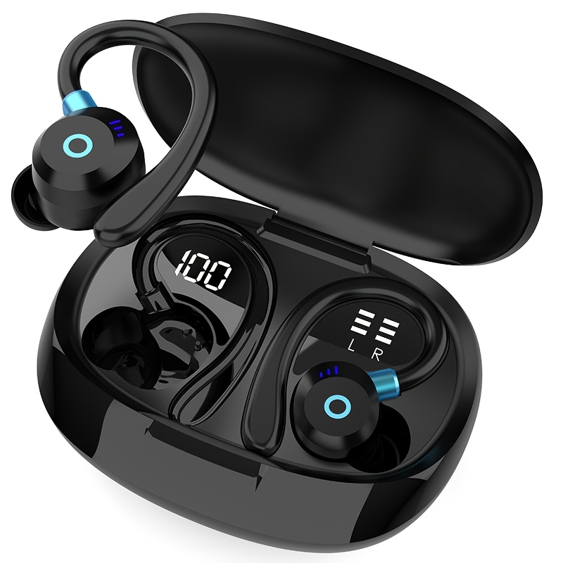 2026 New Tws Earbuds, Wireless 5.4, Dual Enc Mic, Touch Volume Control, 40h , Dual Led , Type-c Fast Charge, Auto Stable Connect, Hifi , Low Latency , Light Ergonomic Fit, Fits Iphone Sports Office