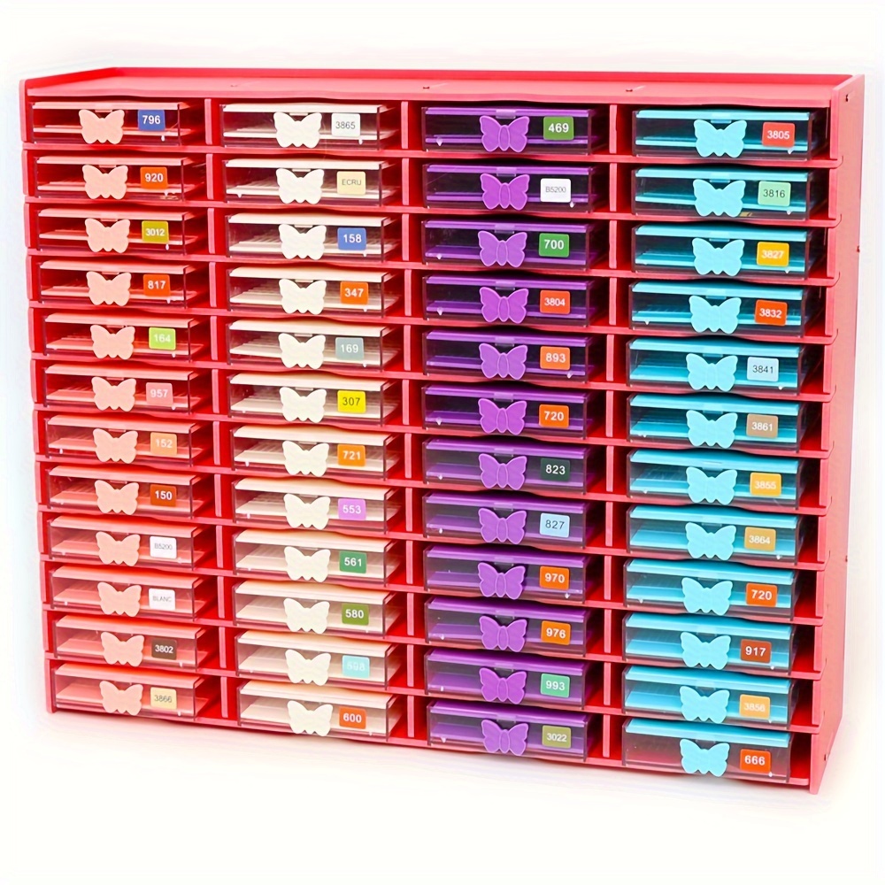 

Diamond Painting Organization Set: 3-tier Drawer-style Point Drill Trays With Arrangement Drills For Perfect Diamond Layout