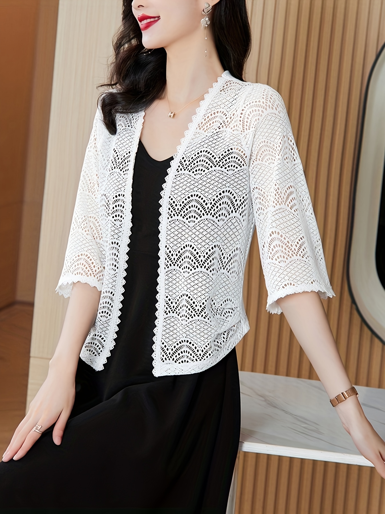 Dress Thin Summer Shrugs Dynamic Sweetheart Cream Eyelash Knit Mini Dress  Shrug Set