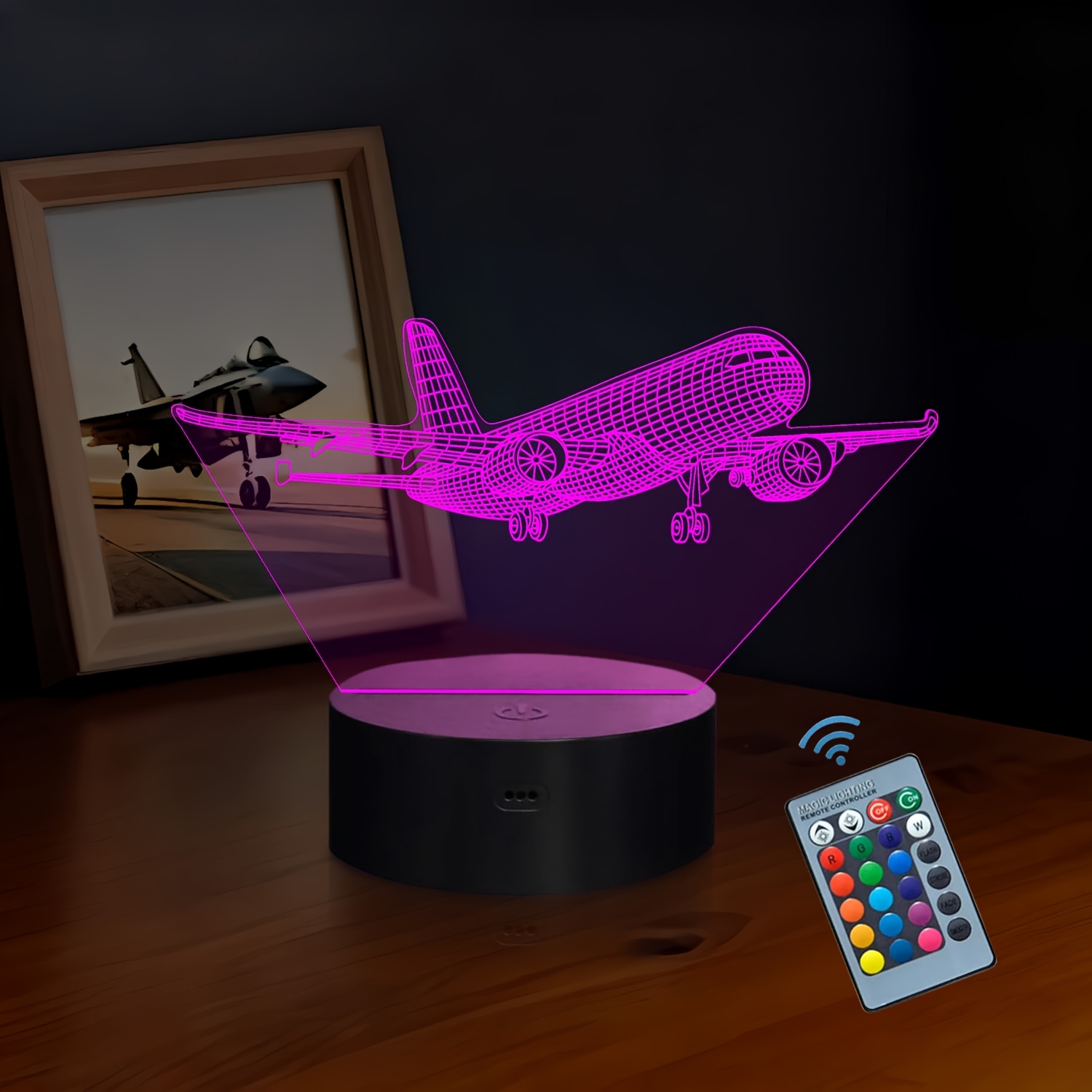 Airplane night light detail