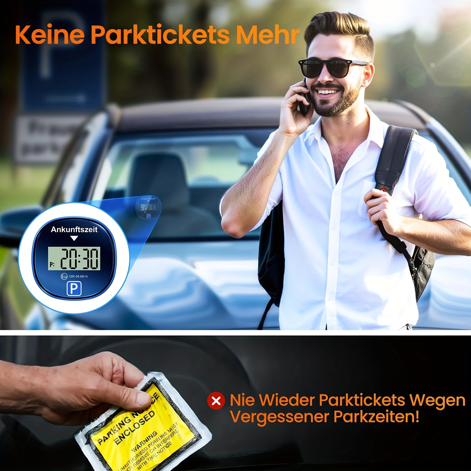 black and   circular electronic parking discs automatic electric parking discs   timer with display small size multiple functions suitable for gift   during festivals