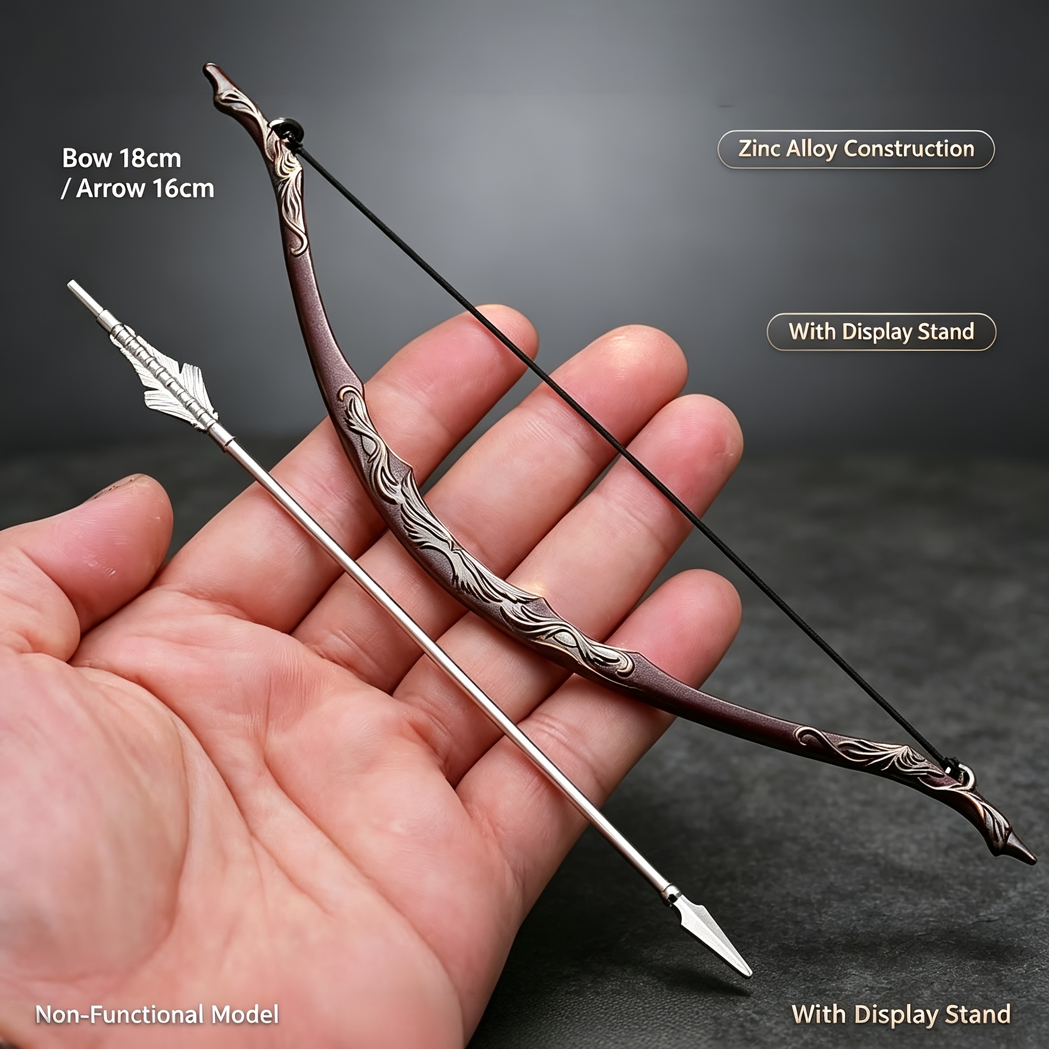 TEMU Merchandise Holiday Statue Decoration Legolas Elf, Legolas , Matching Display Stand, 're A , Gift, With Distressed Light