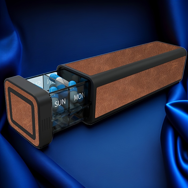 7-Week Pill Box with Large Capacity, Easy Dosage Control