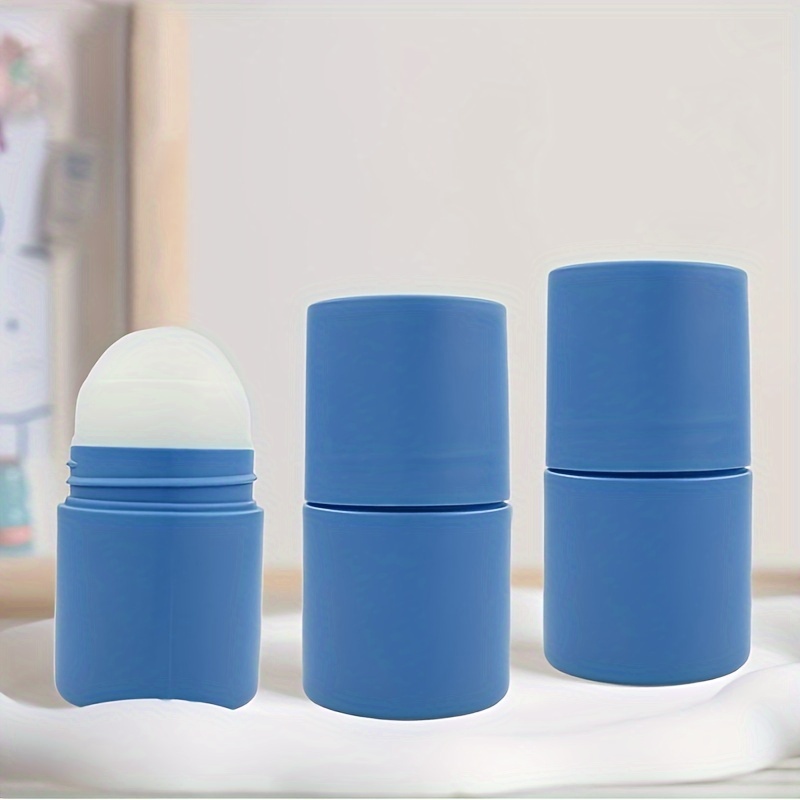 

5pcs 50g Empty Refillable Roll On Bottles Roller Bottle Plastic Rollerball Bottles Diy Deodorant Containers - Travel Accessories