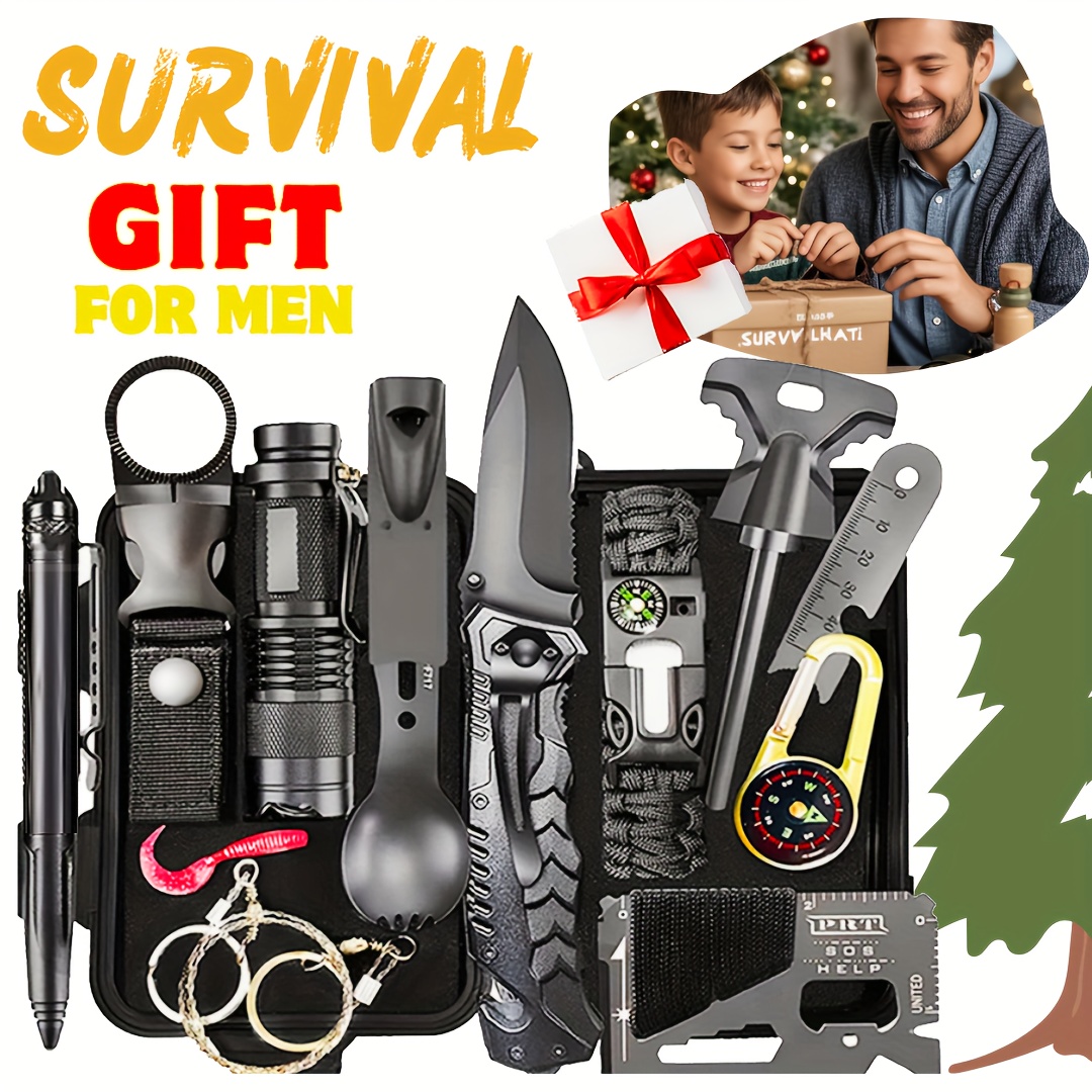 Kits De Survie, Cadeaux Pour Hommes Papa Mari Lui, 13 En 1