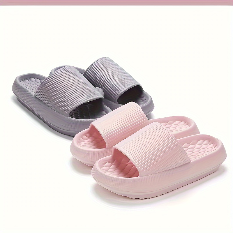 Summer Thick-Soled Sandals, Casual Open-Toe Soft Shoes, Comfortable Slippers, Bathroom Slides