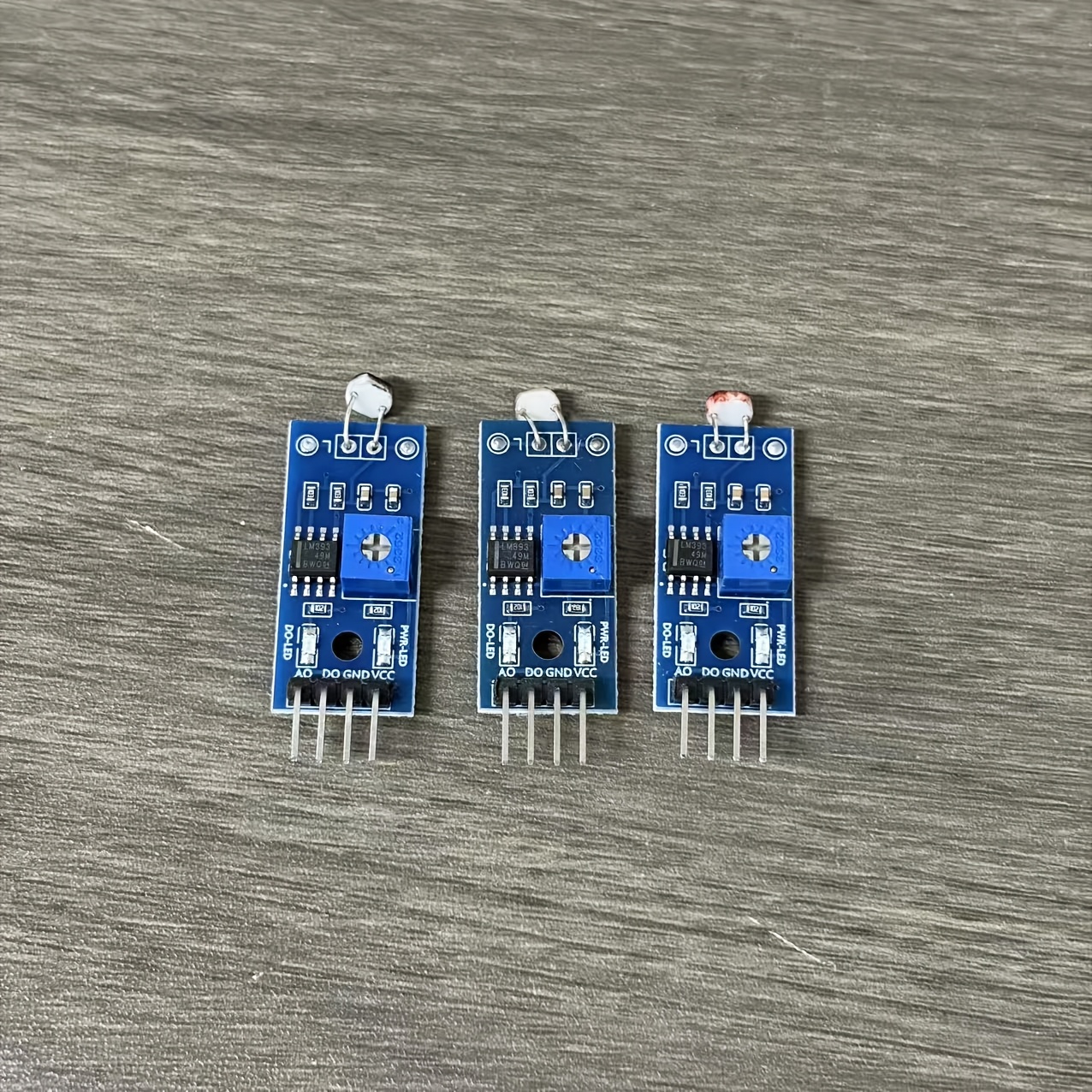 TEMU Set da 3 pezzi di accessori per robot, di luce a 4 pin, fotoresistenza