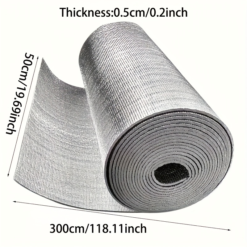 Image of Double-sided Aluminum Foil Balcony Roof Glass Insulation Film, Pearl-like High-temperature Resistant Thermal Insulation, Window Sunshade Film, Aluminum Foil Heat Insulation And Sun Protection Film