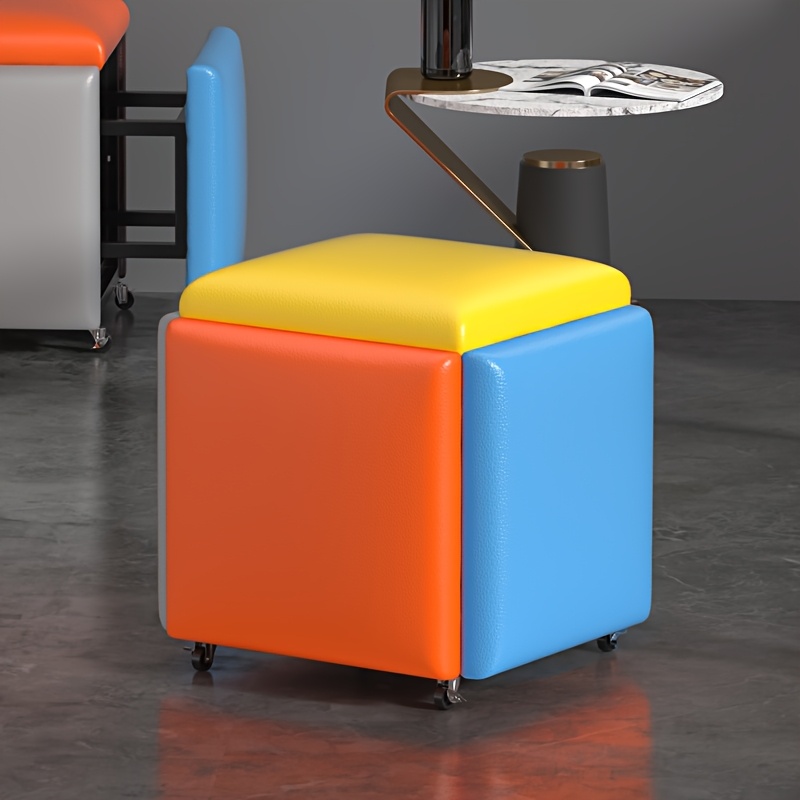 Cube Storage Ottoman Rubik's Cube Stool In Seating Cube At