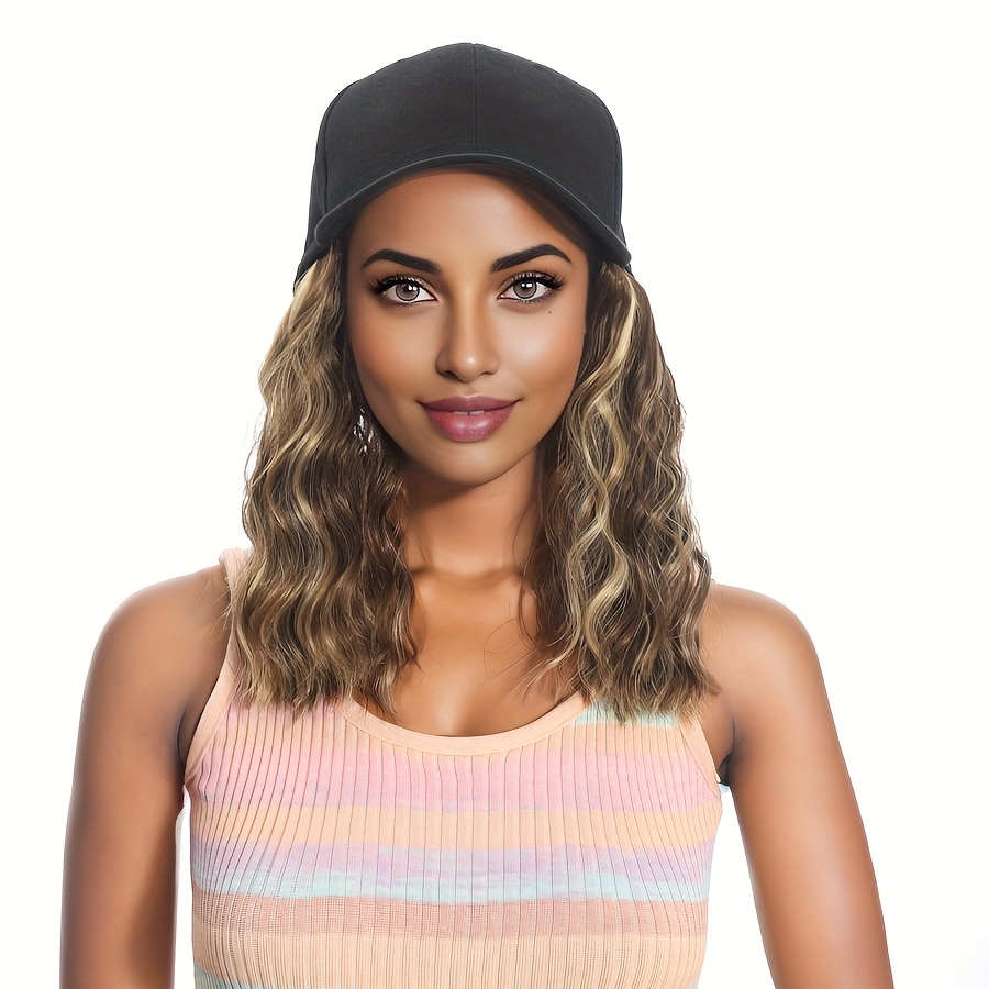 versatile blonde ponytail wig cap for women high-temperature