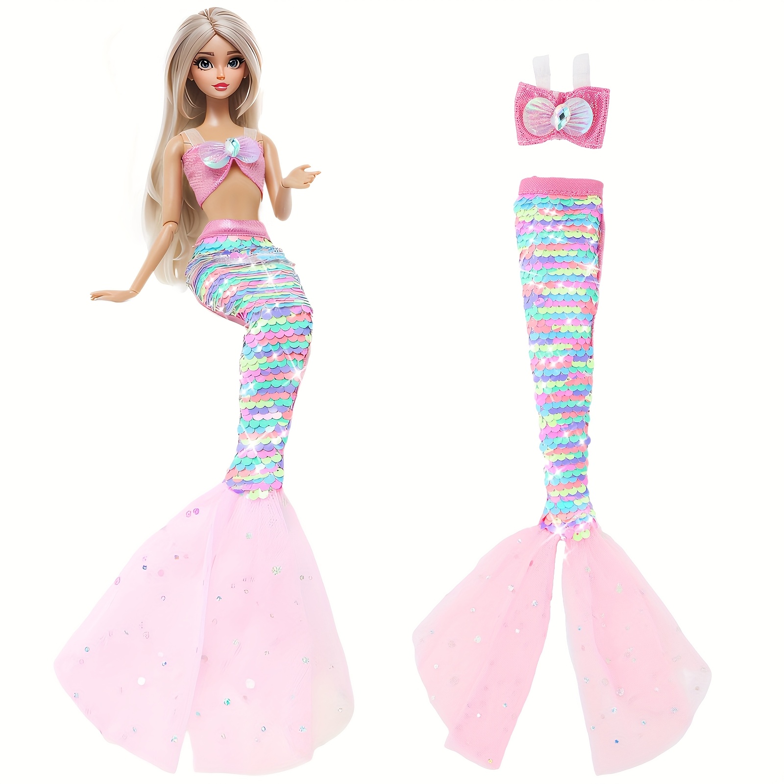 chinese dress ladies Amazon.com: Barbie In A Mermaid Tale Swim 'N Dance Mermaid Barbie Doll :  Toys & Games main image 1
