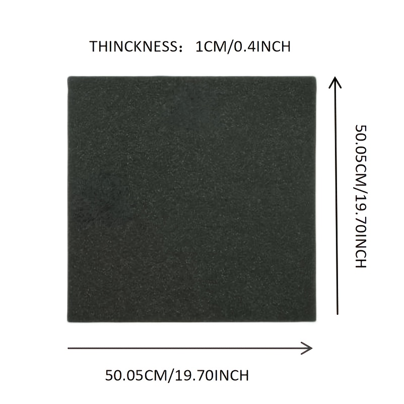 TEMU Aquarium Supplies, High-density Thickened Filter Pad, Suitable For Fish Tanks And Fishponds, Squeezable And Trimmable, Beneficial For Pond