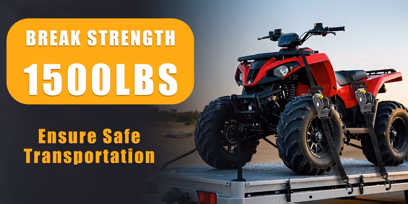 2pcs automatic retractable ratchet tie down straps 10ft adjustable self locking heavy duty design for trucks trailers boats motorcycles and cargo features secure fastening self locking mechanism weather resistant construction Product details 6