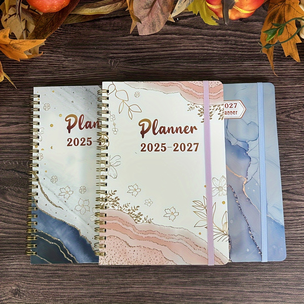 

2025-2027 Monthly Planner/calendar -3-year Monthly Planner, Plan Schedule New Year Plan From 2025 To December 2027, Closure, Binding