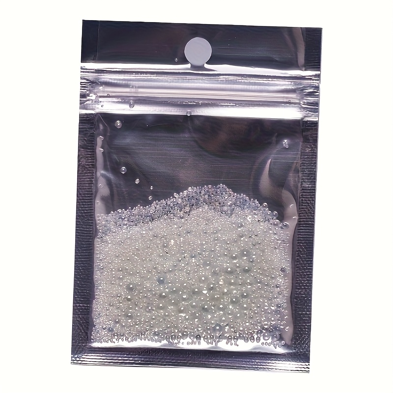 15, 000 Assorted Glass , Ranging From 0.6 To 3mm In Size, Hole-free, With A , Flavorless, Ideal For Nail Art, Jewelry, And Decorative Purposes