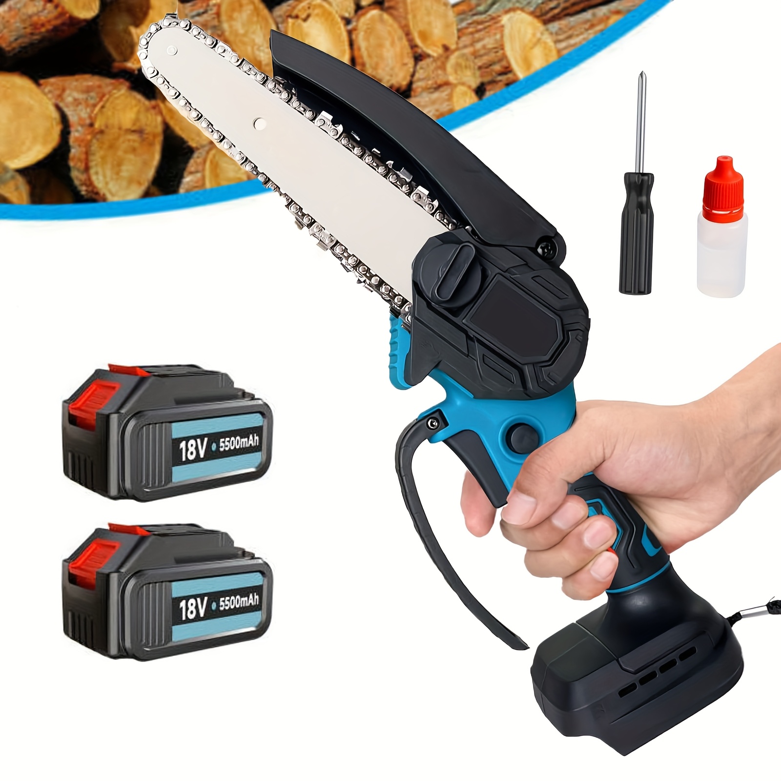 Makita Chainsaw 36v 2025-NEW Mini Cordless Chainsaw Compatible