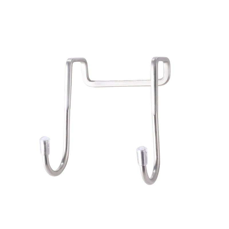 Stainless Steel Double S-hooks – Easy No-punch Installation, Versatile Cabinet Door Hangers