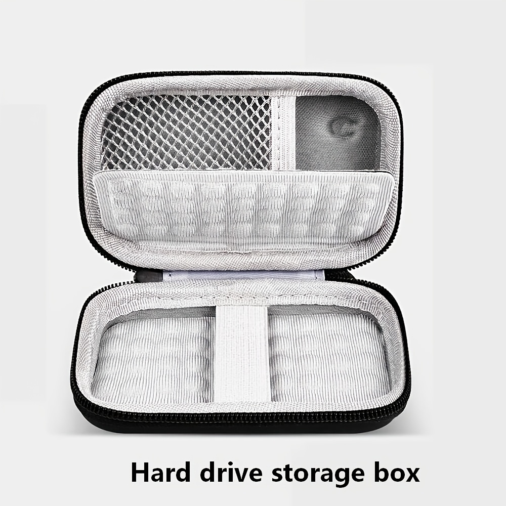 Hard Drive Storage Box Portable External Ssd Case - Holds 2 Drives, Compatible With 1tb/2tb/250gb/500gb Models, Usb 3.2 Gen 2 , Durable Eva Material Hard Drive Storage Box