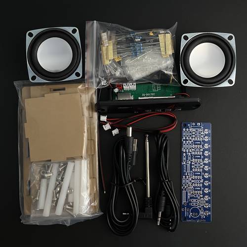 science education kit audio diy scrap kit for soldering practice with acrylic shell beginners and diy makers ideal gift for friends