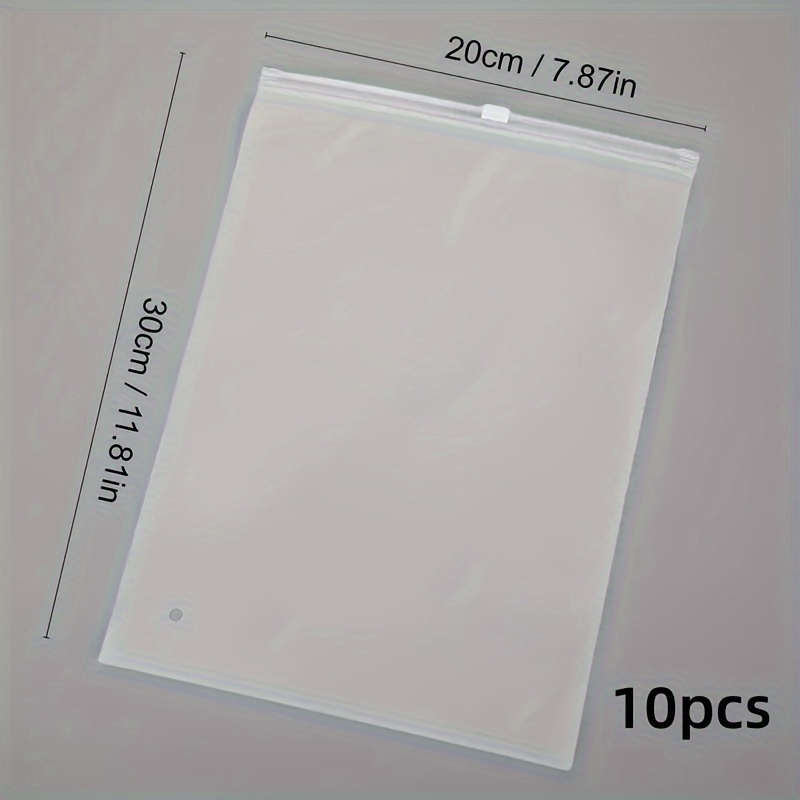 TEMU 10 Transparent Sealed Storage Bags, Maternity Bags, Luggage Storage Bags, Underwear Storage Bags, Waterproof Reusable Bags, Packaging Bags,