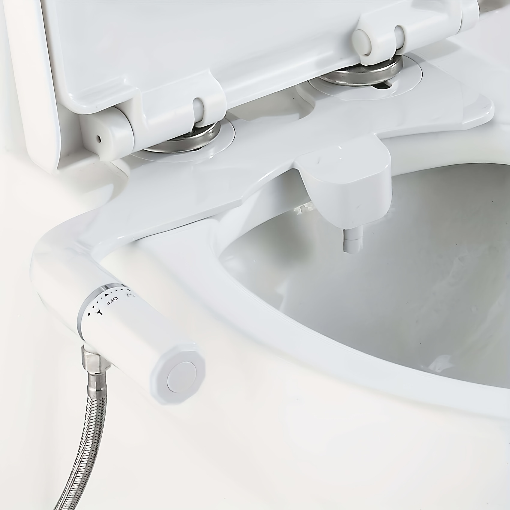 TEMU Accessoire de Bidet pour Toilette - Bidets Hygiéniques Autonettoyants avec Buse de Lavage Arrière pour Toilettes Existantes, Pulvérisateur d'Eau