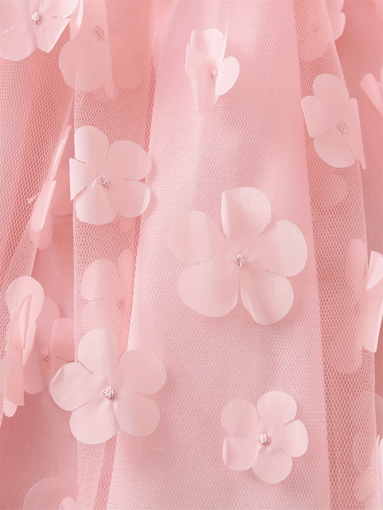 white and pink embroidered dress Floral Print Linen Midi Dress – self-portrait-US main image 0