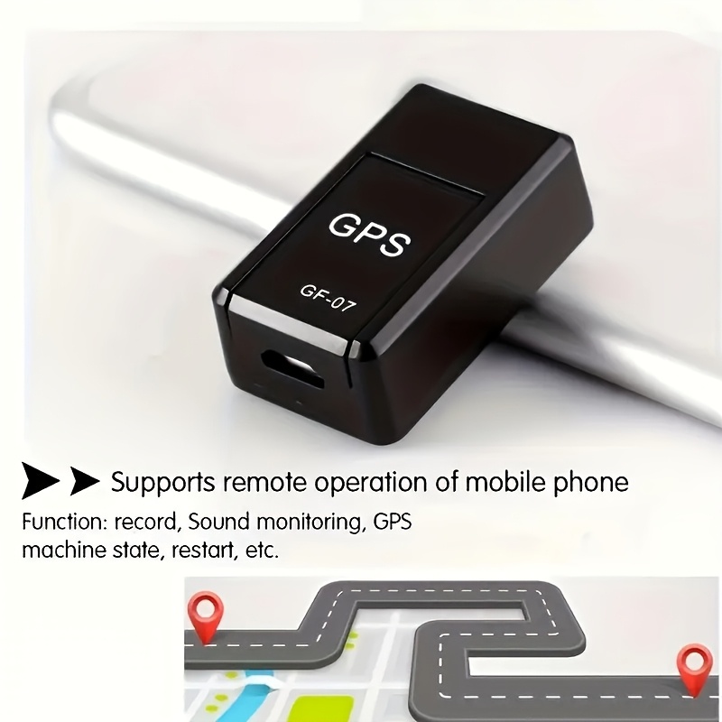 A Mini GPS Tracker with Wireless Magnetic Attachment for Vehicle And Pet Tracking, Easy to Install Anti-Loss Device for Real-Time Tracking, Compact And Secure Tool, Perfect Car Accessory Gift for Adults