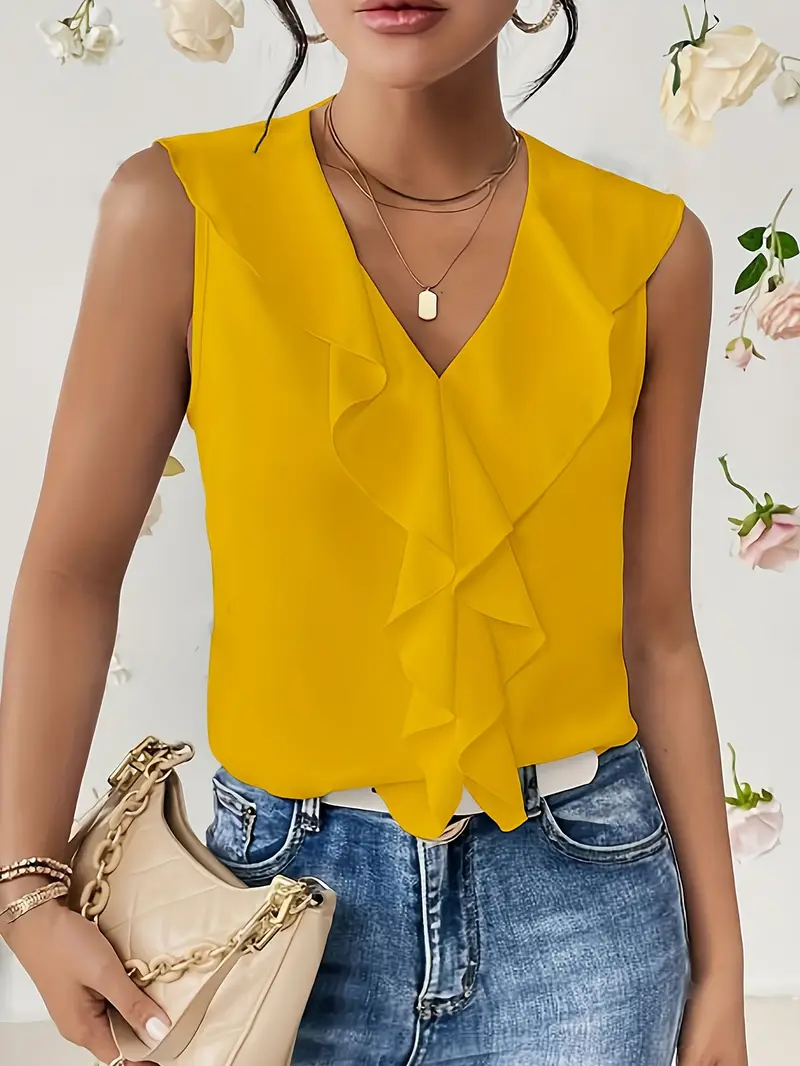 Fashion Elegant Solid Chains V Neck Blouses Fashion Elegant Solid Chains V Neck Blouses