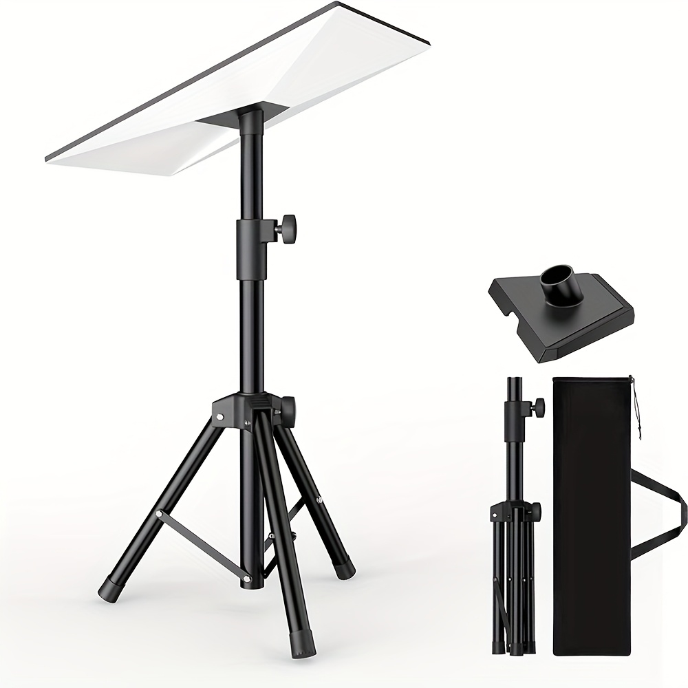 Trépied Starlink Gén 3 | Monture en Acier Inoxydable Réglable pour Cinéma Maison & Enregistrement | Conception Pliable et Robuste avec Sac de Transport | Compatible avec Starlink Gén 3/V4 | Ajustement Multi-angles - Hauteur de 2 à 137.16 cm | Comprend un Adaptateur de Tuyau Coulissant