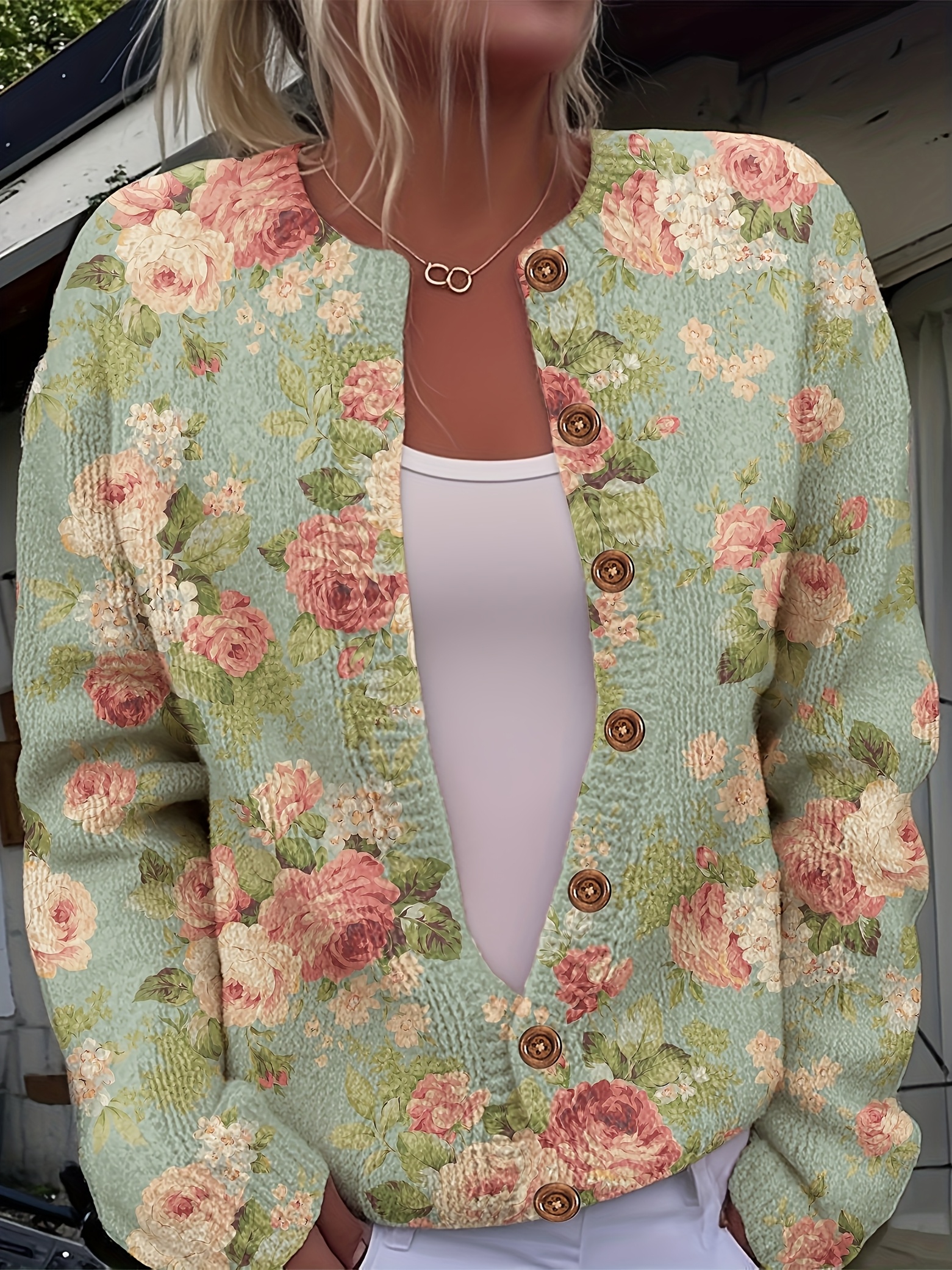 ladies cardigans sold on Temu United States