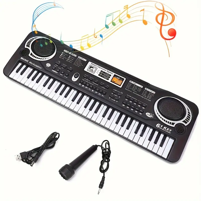 61 key multifunctional toy usb battery for 8 teaching tool for for christmas and halloween details 3