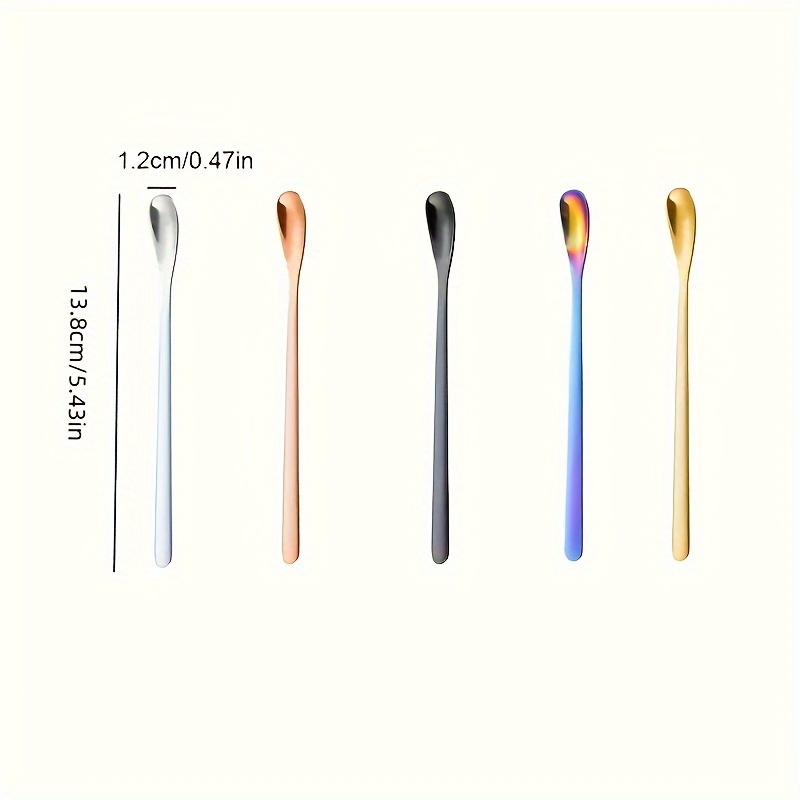 

1pc/5pcs Stainless Spoon - Ideal For Precise Shine And Powder Application - Essential Jewelry Making Tool