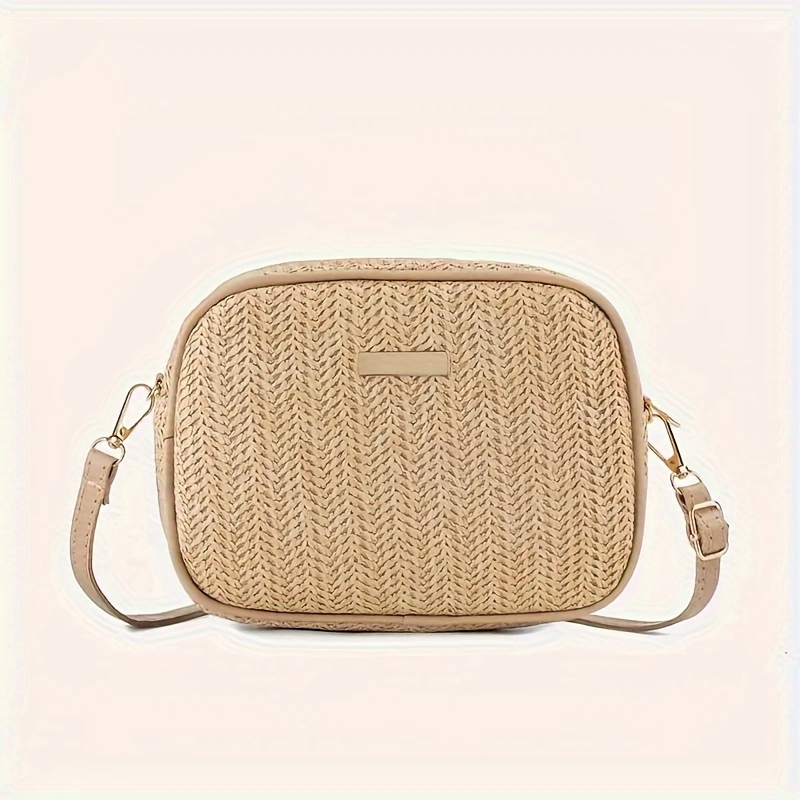 Women's Straw Bag Single Shoulder Bag Fashion Large Capacity Crossbody Bag Versatile Women'