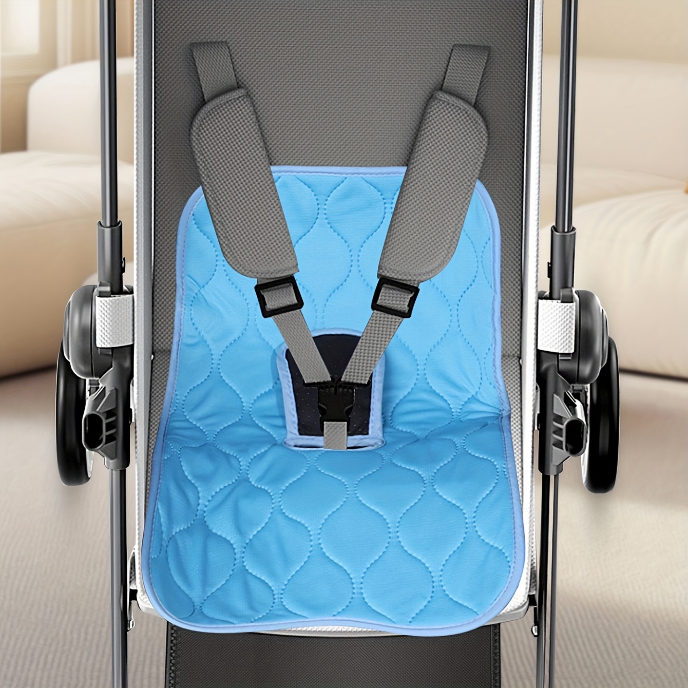 Child Safety Seat Pad, Breathable Mesh Summer Cooling Cushion
