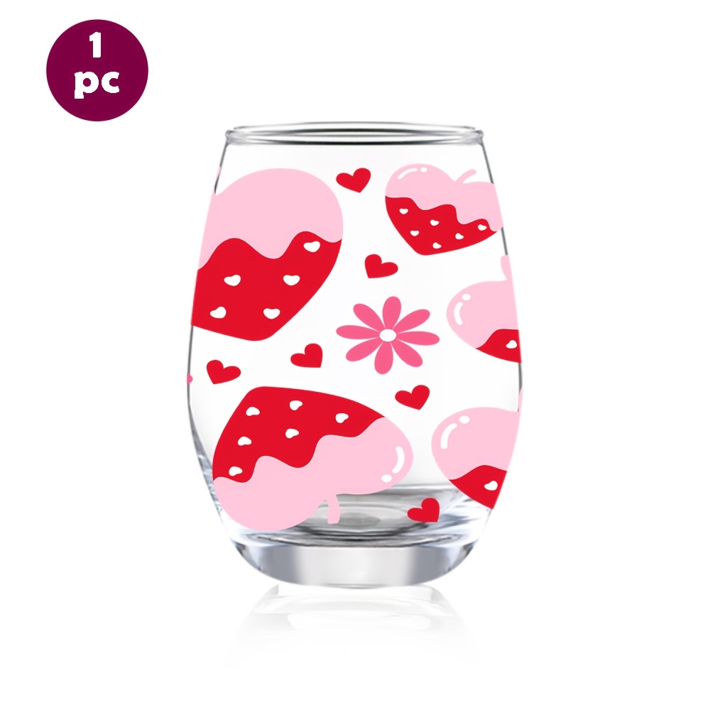 TEMU 1pc/12oz/350ml/stemless Wine Glasses,champagne And Whisky Glass,party Cups For Indoor Outdoor Perfect For Home Office Bar Weddings And
