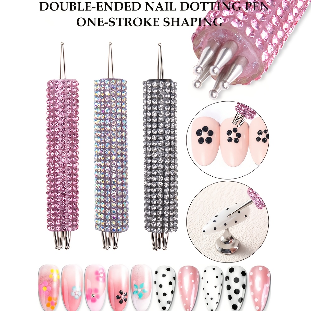 Upgraded Dual-Head Shiny Nail Dotting Pen for Nail Art