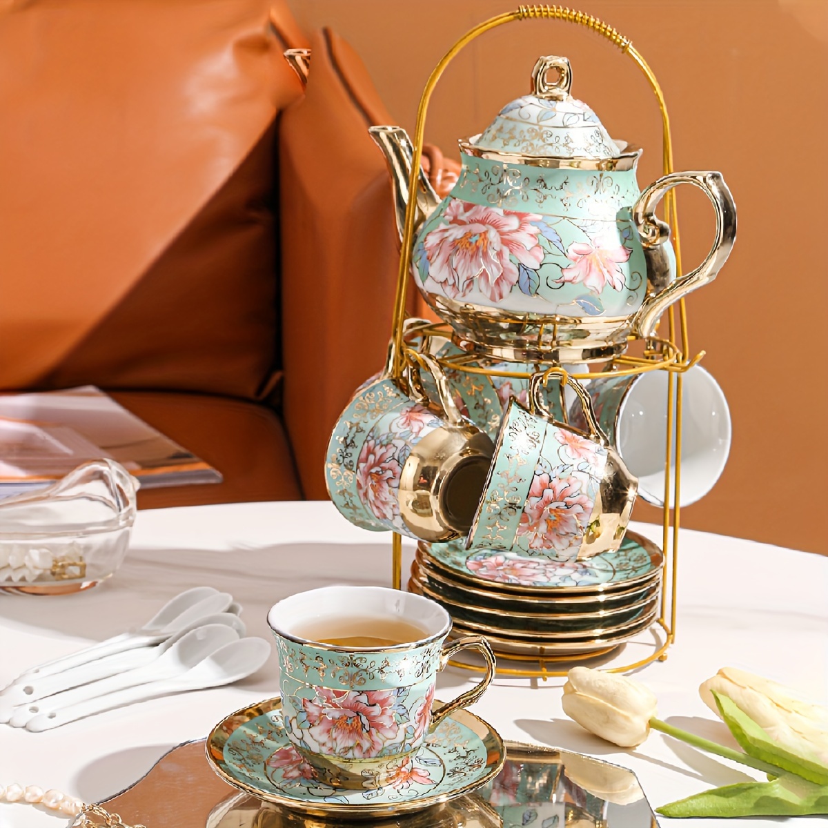 Coffee Decorative Tea Set Jual Mug Teko Keramik Natal Christmas